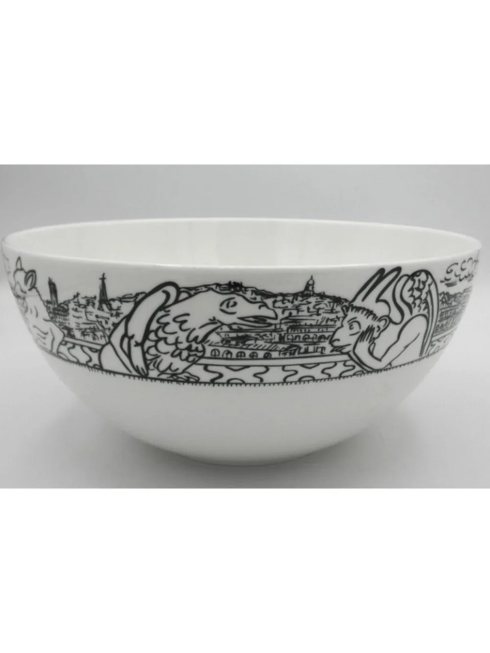 Parisian Scenes by Mikasa 8 5/8 Inch Serving Bowl Pattern Code: MIKPASC